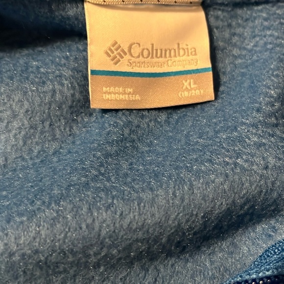 Columbia Kids Blue Fleece Jacket - Picture 10 of 14
